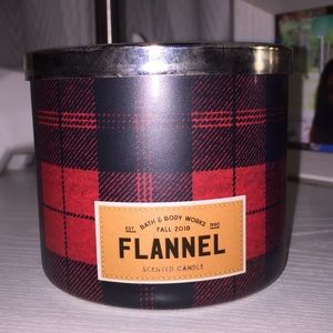 Flannel Bath and Body Works Candle